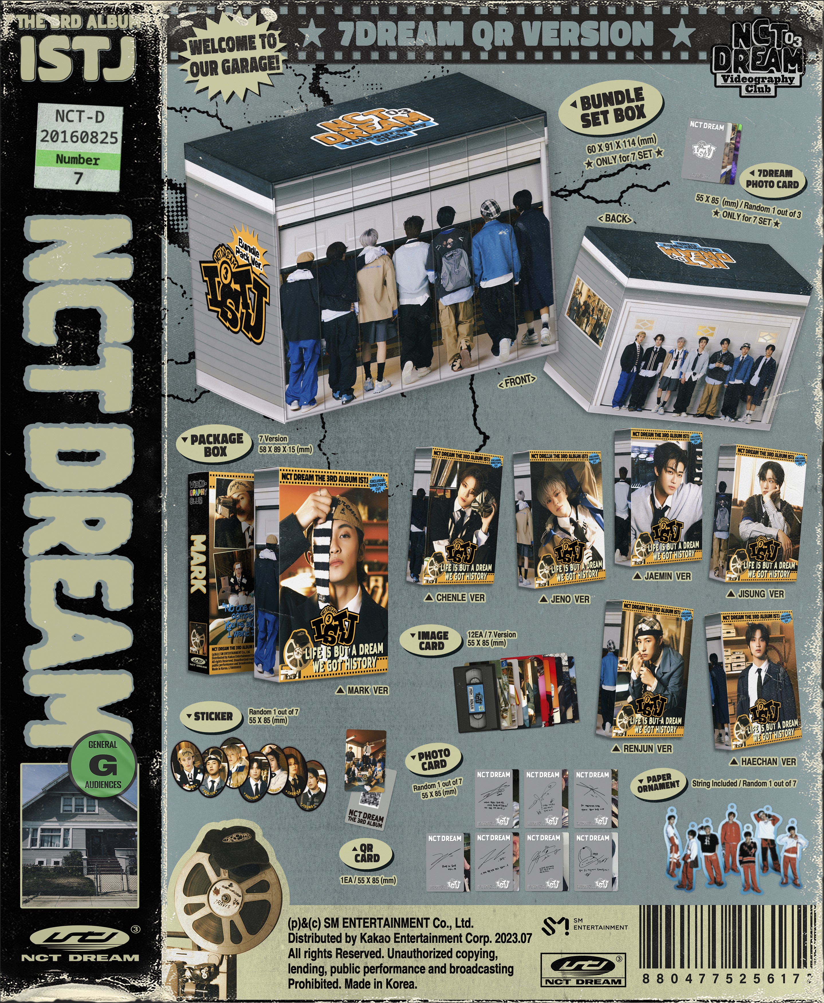 ◎ㅎ◎ NCTDREAM アルバム jp.ktown4u.com : NCT DREAM - 正規アルバム3集 [ISTJ] (7DREAM